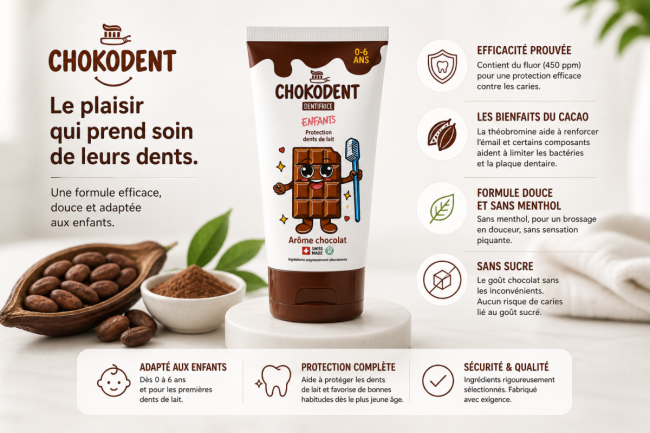 Dentifrice Chokodent 